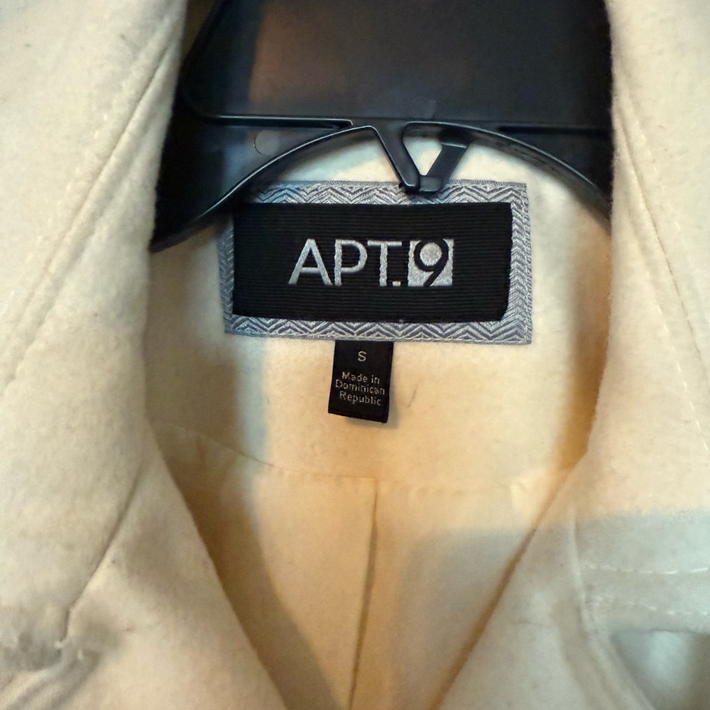 Apt. 9 Cream Double-Breasted Coat - Picture 4 of 14